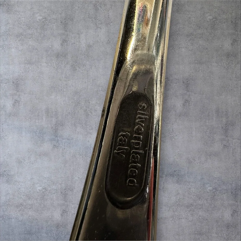 Vintage‎ Italy Silverplated Salad Serving Set 12